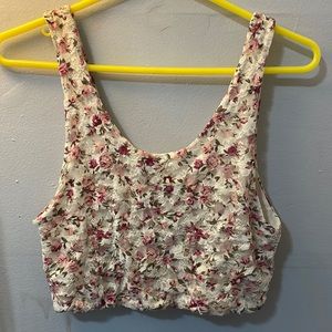 Floral crop top